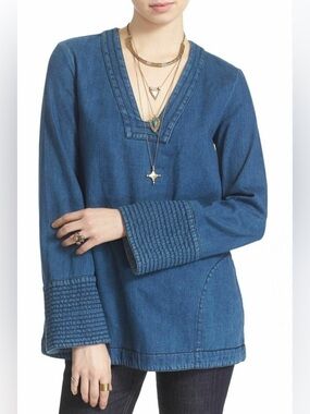 Free People Denim Tunic Dress